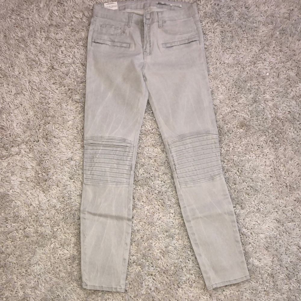 Faux leather ZARA jeans